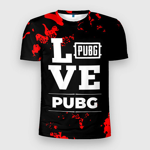 Мужская спорт-футболка PUBG Love Классика / 3D-принт – фото 1