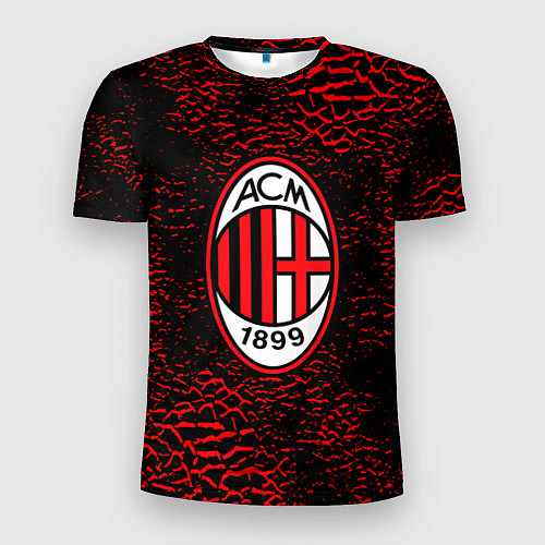 Мужская спорт-футболка Ac milan фк милан logo / 3D-принт – фото 1