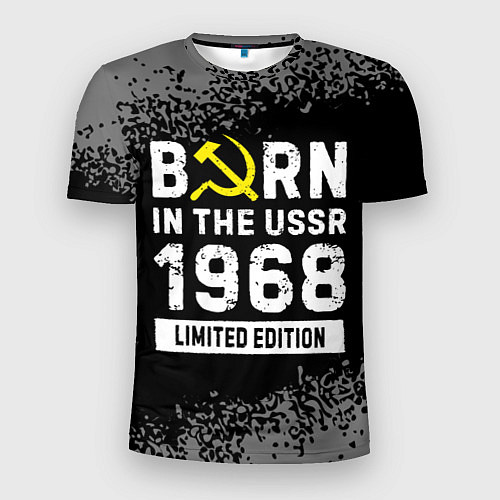 Мужская спорт-футболка Born In The USSR 1968 year Limited Edition / 3D-принт – фото 1