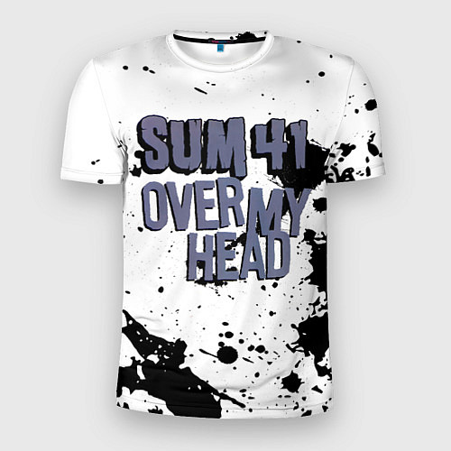 Мужская спорт-футболка Sum 41 Over My Head / 3D-принт – фото 1