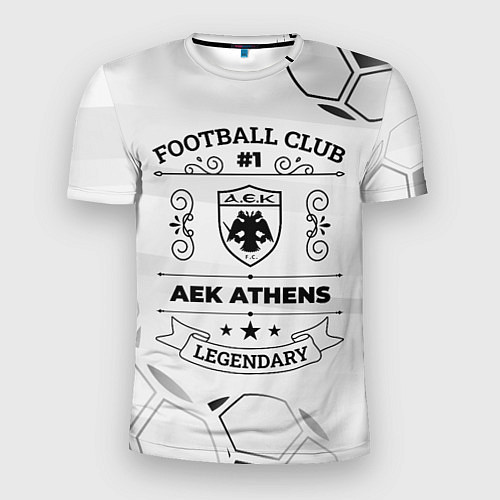 Мужская спорт-футболка AEK Athens Football Club Number 1 Legendary / 3D-принт – фото 1