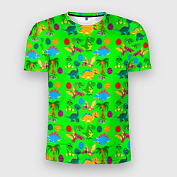 Футболка спортивная мужская JURASSIC PERIOD, цвет: 3D-принт