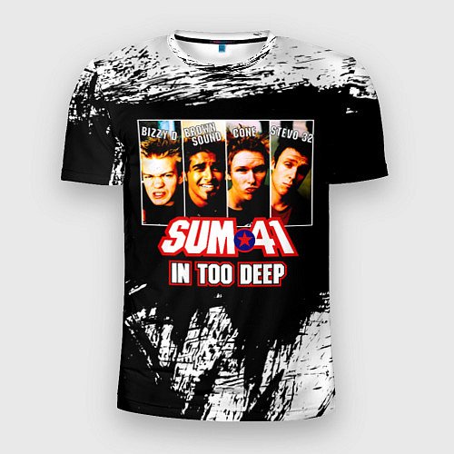 Мужская спорт-футболка In Too Deep - Sum 41 / 3D-принт – фото 1