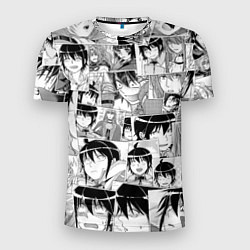 Мужская спорт-футболка Tsuki ga Michibiku Isekai Douchuu pattern