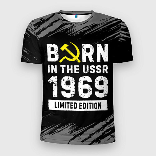 Мужская спорт-футболка Born In The USSR 1969 year Limited Edition / 3D-принт – фото 1