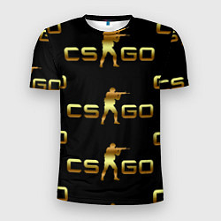 Мужская спорт-футболка KS:GO Gold Theme