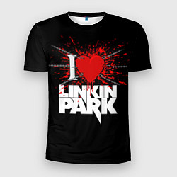 Мужская спорт-футболка Linkin Park Сердце
