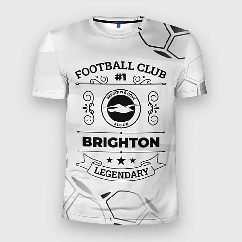 Мужская спорт-футболка Brighton Football Club Number 1 Legendary / 3D-принт – фото 1