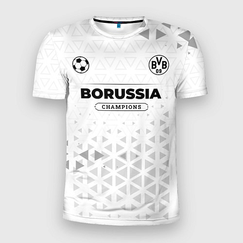 Мужская спорт-футболка Borussia Champions Униформа / 3D-принт – фото 1