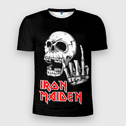 Мужская спорт-футболка Iron Maiden Череп