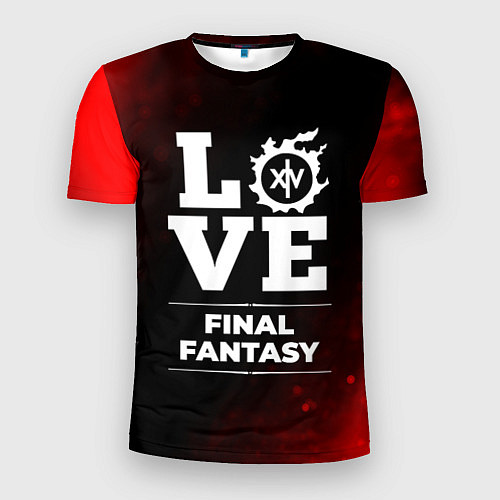 Мужская спорт-футболка Final Fantasy Love Классика / 3D-принт – фото 1