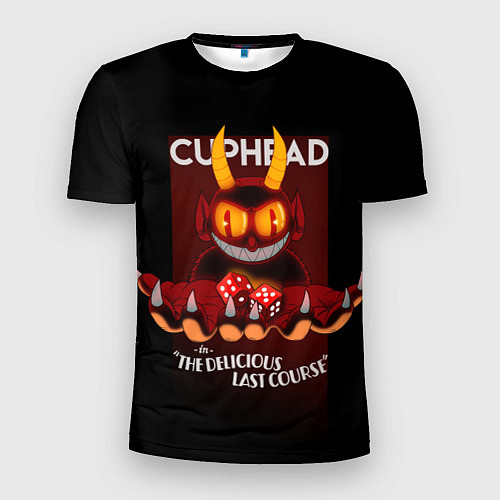 Мужская спорт-футболка Дьявол Cuphead / 3D-принт – фото 1