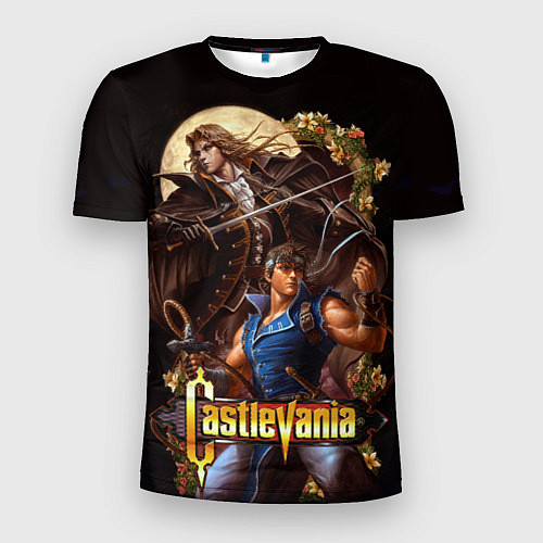 Мужская спорт-футболка Castlevania - Leon & Alucard / 3D-принт – фото 1