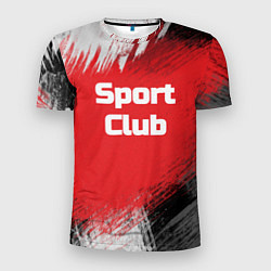 Мужская спорт-футболка Sport Club Спортивный клуб