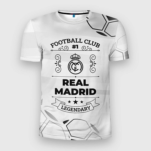 Мужская спорт-футболка Real Madrid Football Club Number 1 Legendary / 3D-принт – фото 1