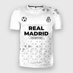 Мужская спорт-футболка Real Madrid Champions Униформа