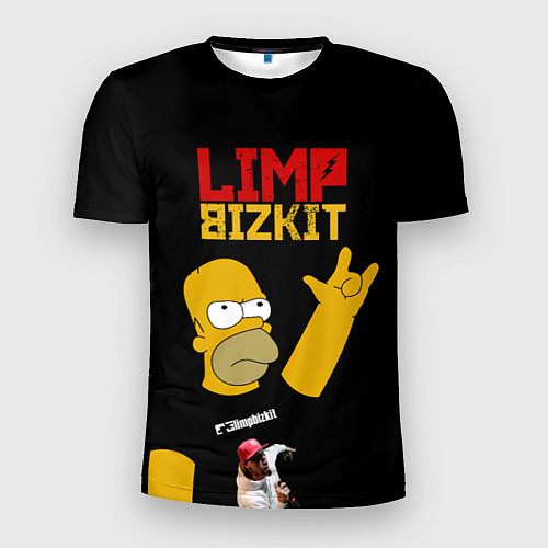 Мужская спорт-футболка Limp Bizkit Симпсоны / 3D-принт – фото 1
