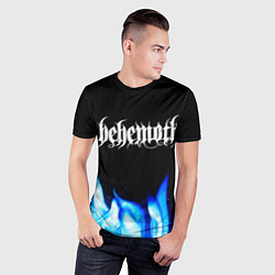 Футболка спортивная мужская Behemoth Blue Fire, цвет: 3D-принт — фото 2