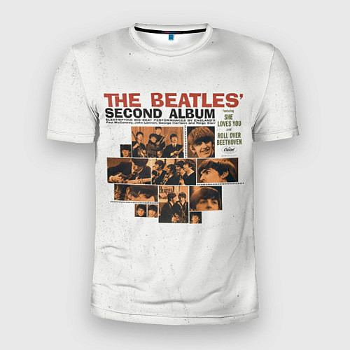 Мужская спорт-футболка The Beatles Second Album / 3D-принт – фото 1