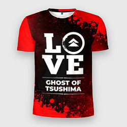 Мужская спорт-футболка Ghost of Tsushima Love Классика