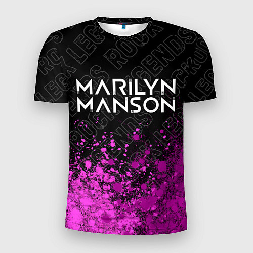 Мужская спорт-футболка Marilyn Manson Rock Legends / 3D-принт – фото 1