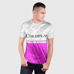 Футболка спортивная мужская Coldplay Rock Legends, цвет: 3D-принт — фото 2
