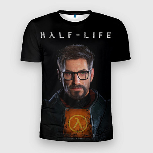 Мужская спорт-футболка Half life - Gordon Freeman / 3D-принт – фото 1