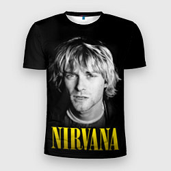 Мужская спорт-футболка Nirvana - Kurt Donald Cobain