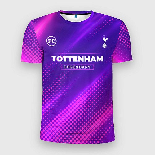 Мужская спорт-футболка Tottenham legendary sport grunge / 3D-принт – фото 1