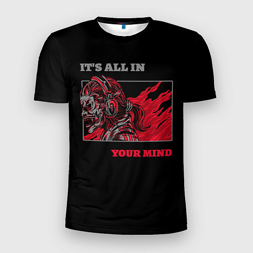 Мужская спорт-футболка Its all in your mind / 3D-принт – фото 1