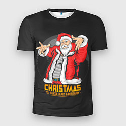 Мужская спорт-футболка DJ Santa and DJ BEARD