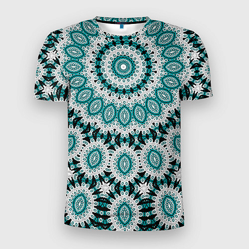 Мужская спорт-футболка Этнический узор Мандала / 3D-принт – фото 1
