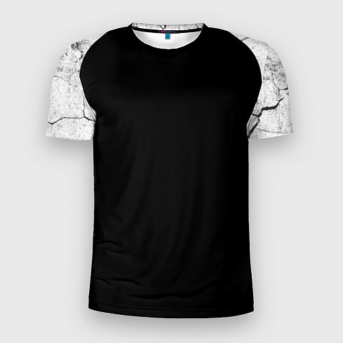 Мужская спорт-футболка Кроссфит униформа - трещины / 3D-принт – фото 1