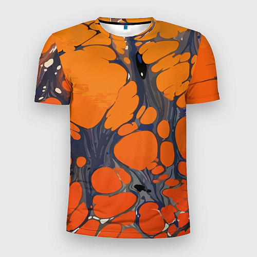 Мужская спорт-футболка Лавовая паутина / 3D-принт – фото 1