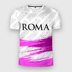 Футболка спортивная мужская Roma pro football: символ сверху, цвет: 3D-принт