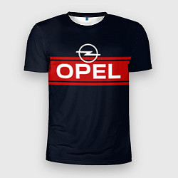 Мужская спорт-футболка Opel blue theme