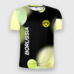 Футболка спортивная мужская Боруссия Абстракция, цвет: 3D-принт
