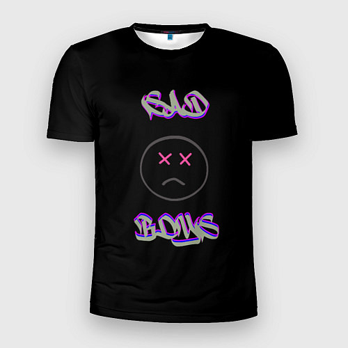 Мужская спорт-футболка Sad Boys логотип / 3D-принт – фото 1