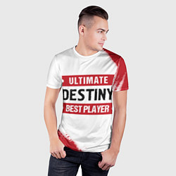 Футболка спортивная мужская Destiny: Best Player Ultimate, цвет: 3D-принт — фото 2