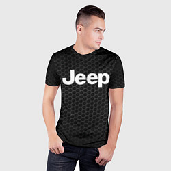 Футболка спортивная мужская Jeep Соты, цвет: 3D-принт — фото 2