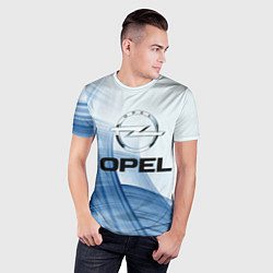 Футболка спортивная мужская Opel - logo, цвет: 3D-принт — фото 2