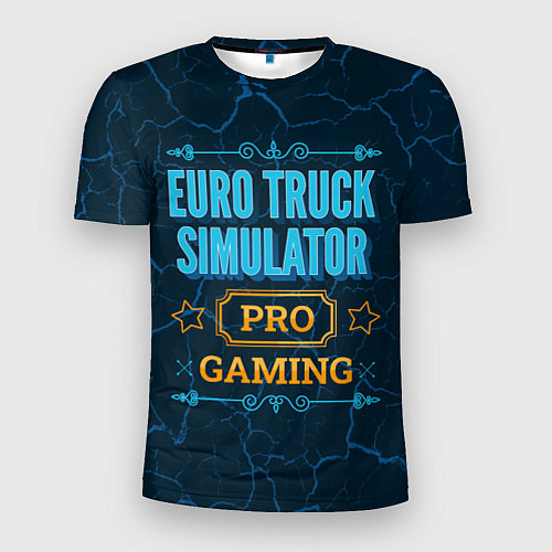 Мужская спорт-футболка Игра Euro Truck Simulator: pro gaming / 3D-принт – фото 1