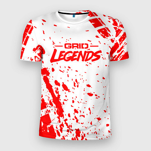 Мужская спорт-футболка Грид легендс - гонки / 3D-принт – фото 1
