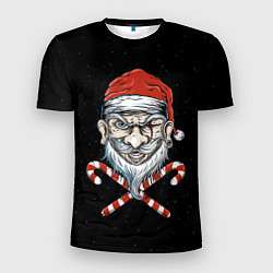 Мужская спорт-футболка Santa Pirate