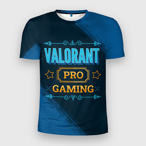 Мужская спорт-футболка Игра Valorant: pro gaming / 3D-принт – фото 1