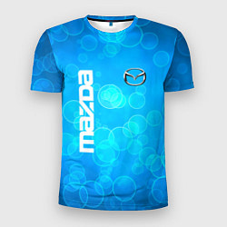 Футболка спортивная мужская Mazda - абстракция кружки, цвет: 3D-принт