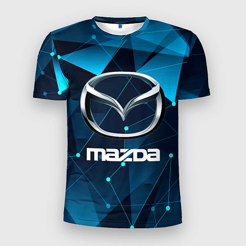 Мужская спорт-футболка Mazda - абстракция / 3D-принт – фото 1