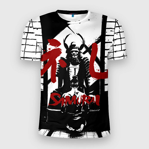 Мужская спорт-футболка Самурай и Доспехи / 3D-принт – фото 1