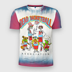 Футболка спортивная мужская Chinatown market - dead basketball, цвет: 3D-принт