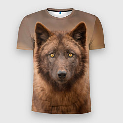 Мужская спорт-футболка Молодой волк